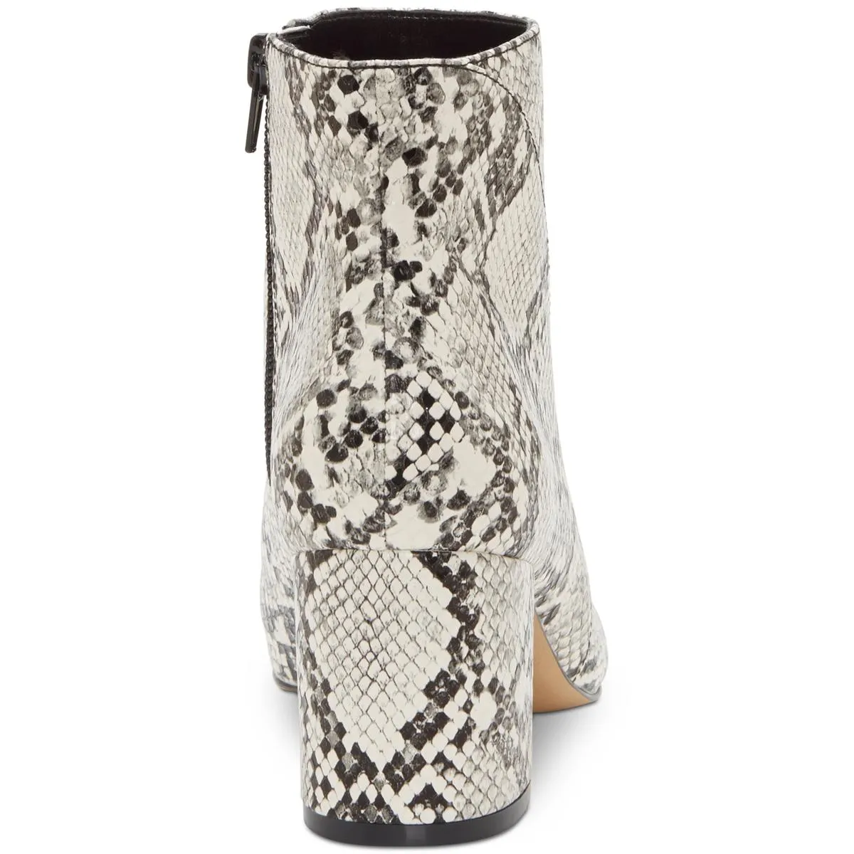 Floriannp Womens Snake print Block Heel Booties