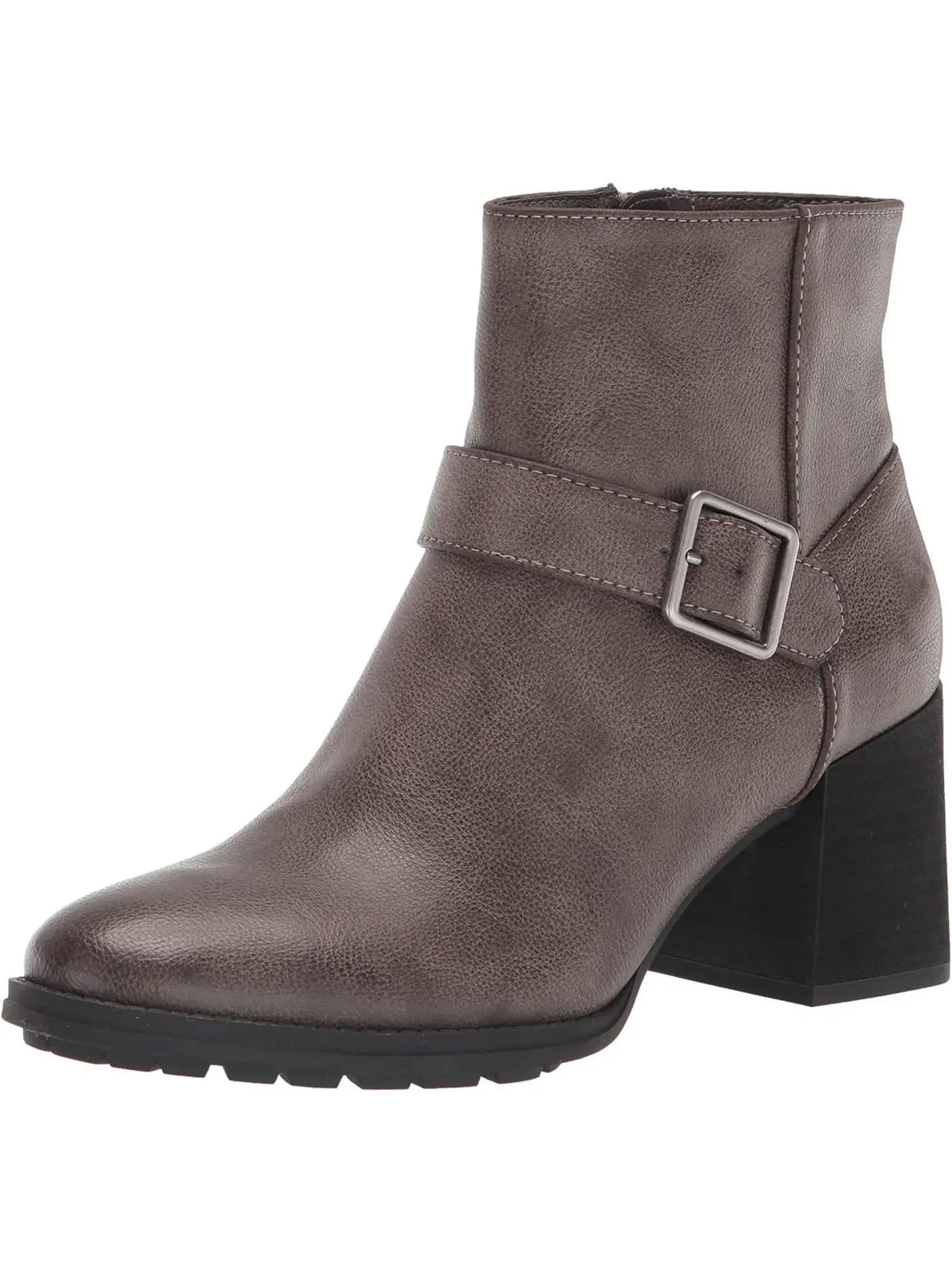 Flyer Womens Faux Leather Ankle Boot Booties