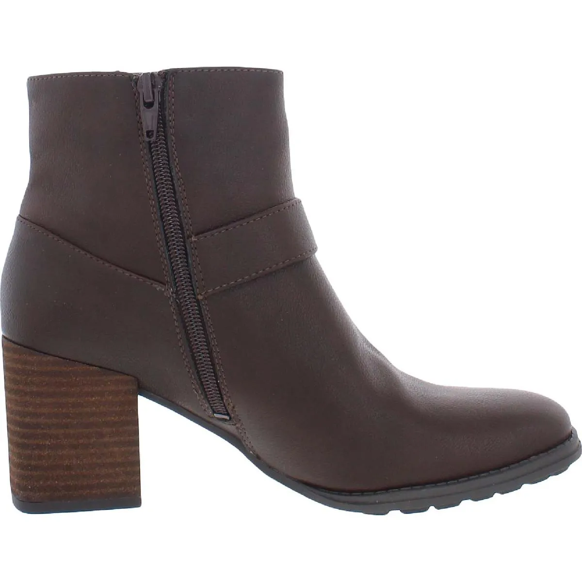 Flyer Womens Faux Leather Ankle Boot Booties