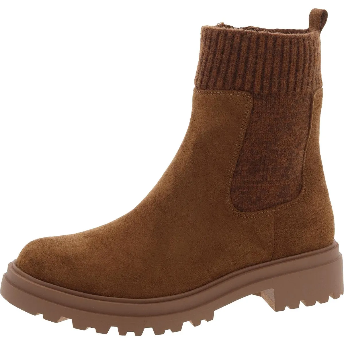 Gable Womens Suede Round Toe Booties