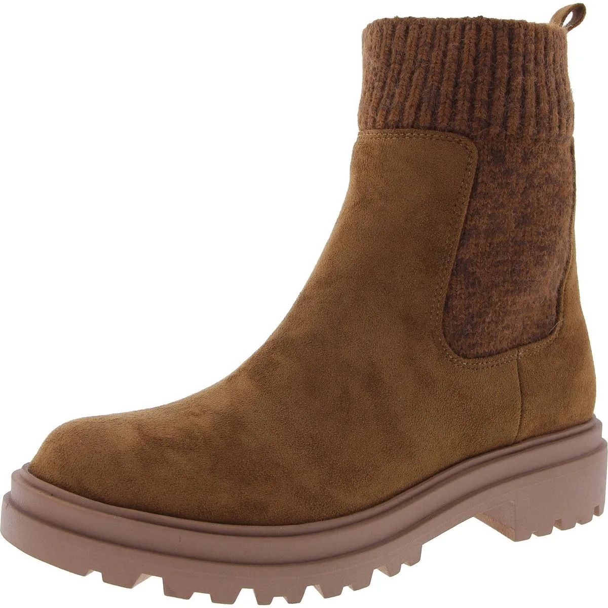 Gable Womens Suede Round Toe Booties