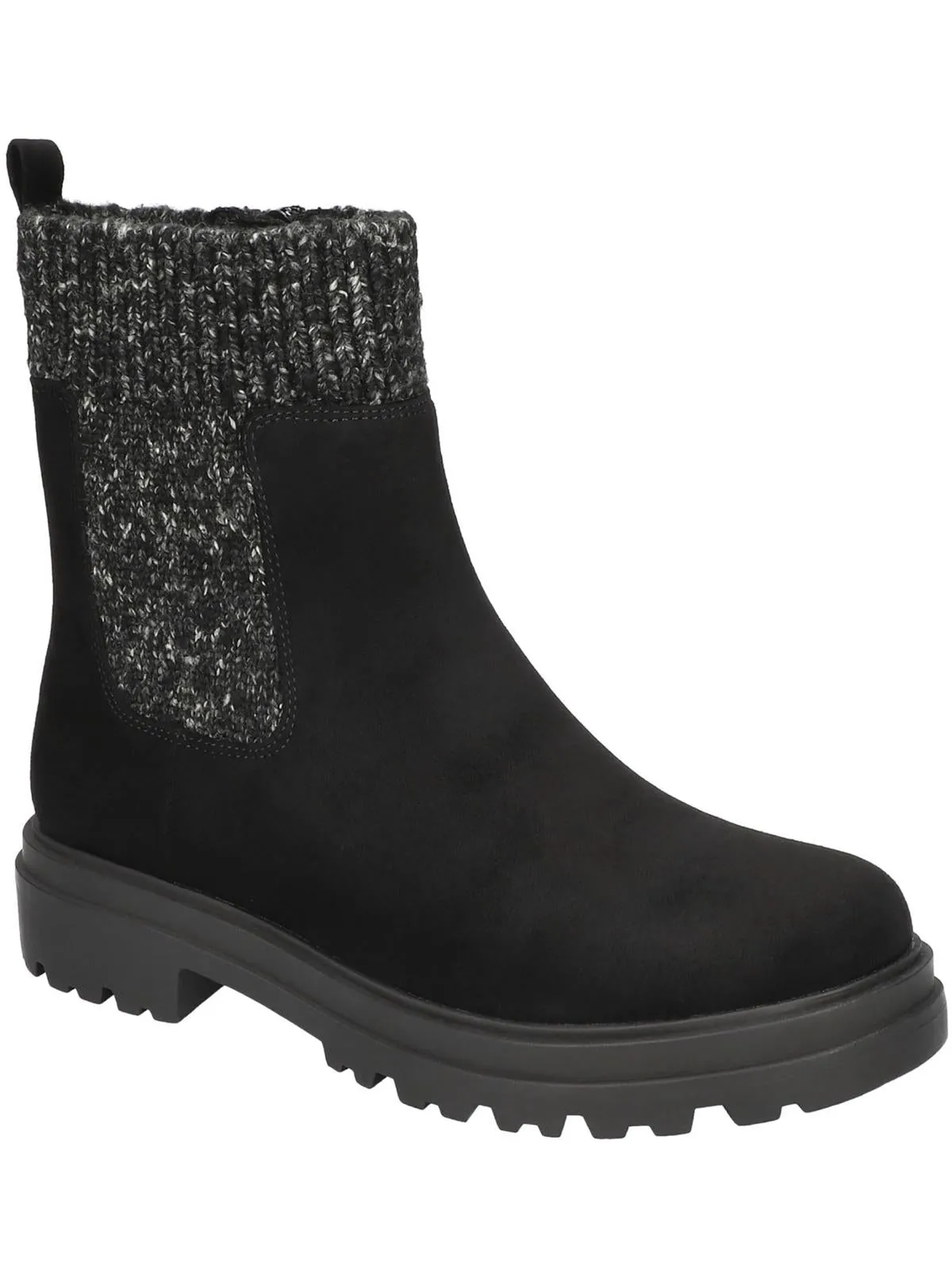 Gable Womens Suede Round Toe Booties