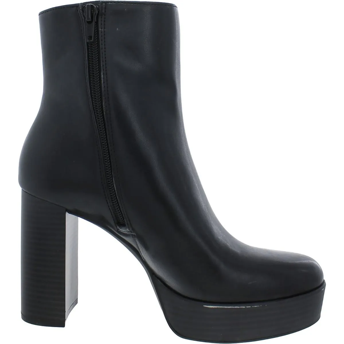Galsuenda Womens Faux Leather Booties