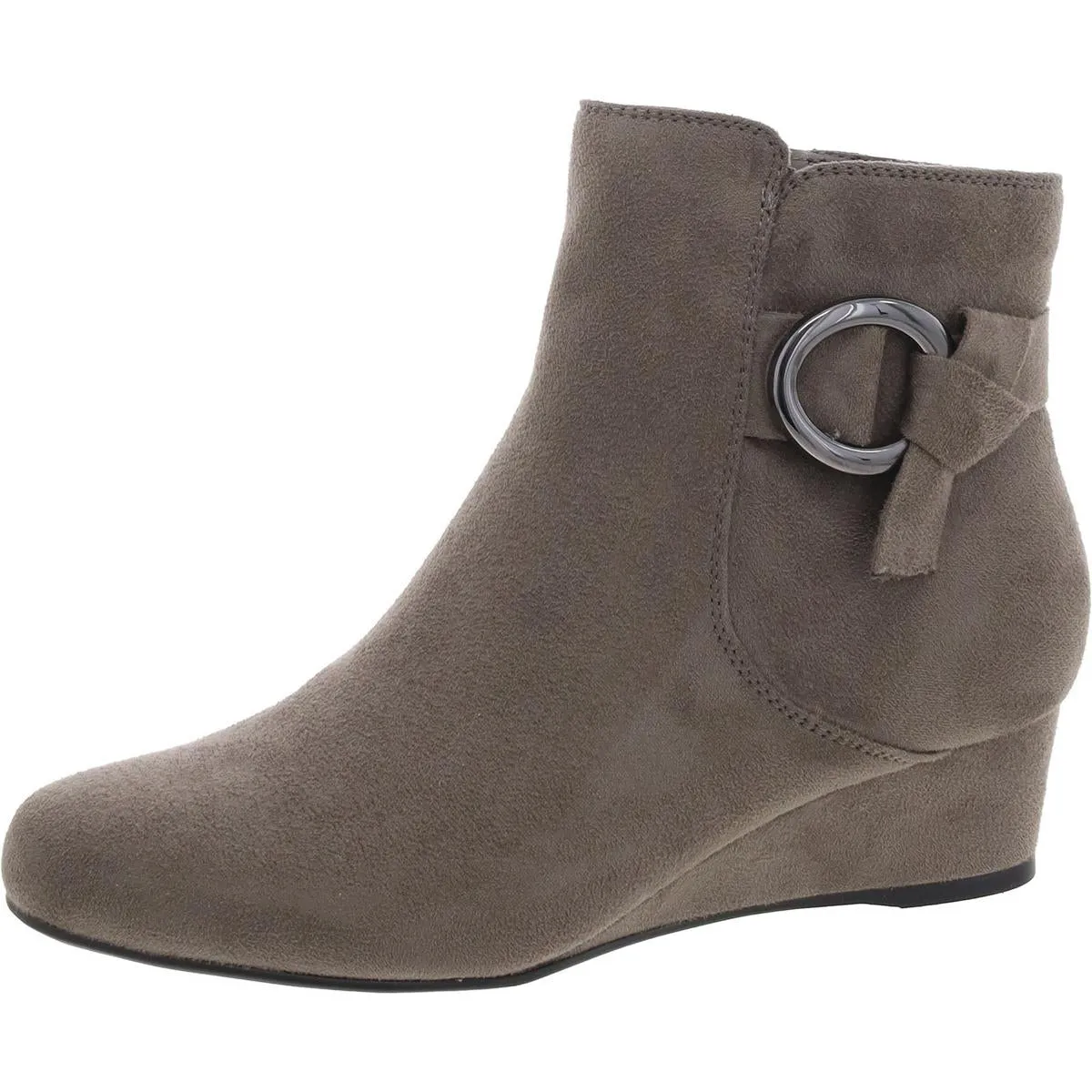 Gasha Womens Faux Suede Booties