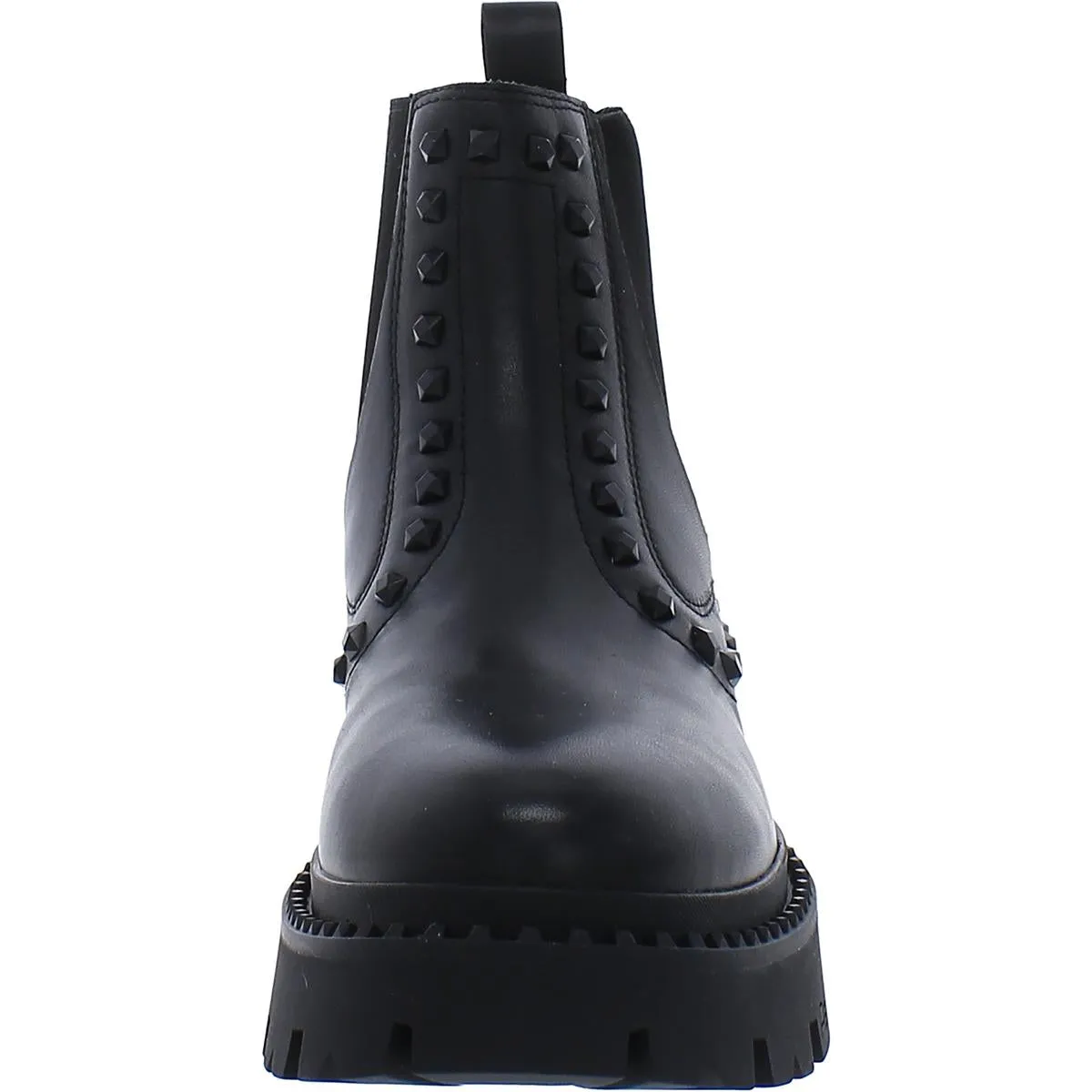Genesis Bis Womens Leather Embellished Ankle Boots