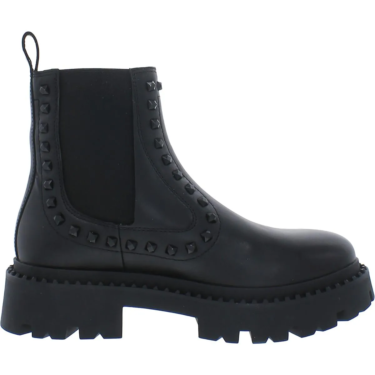 Genesis Bis Womens Leather Embellished Ankle Boots