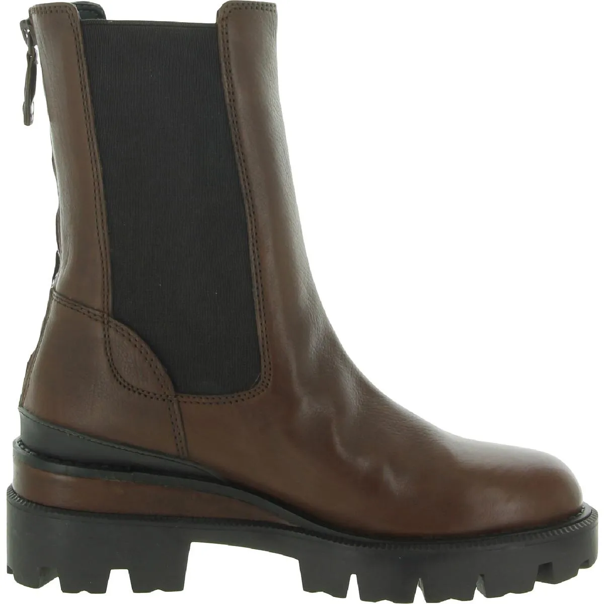Genia Womens Leather Booties Ankle Boots