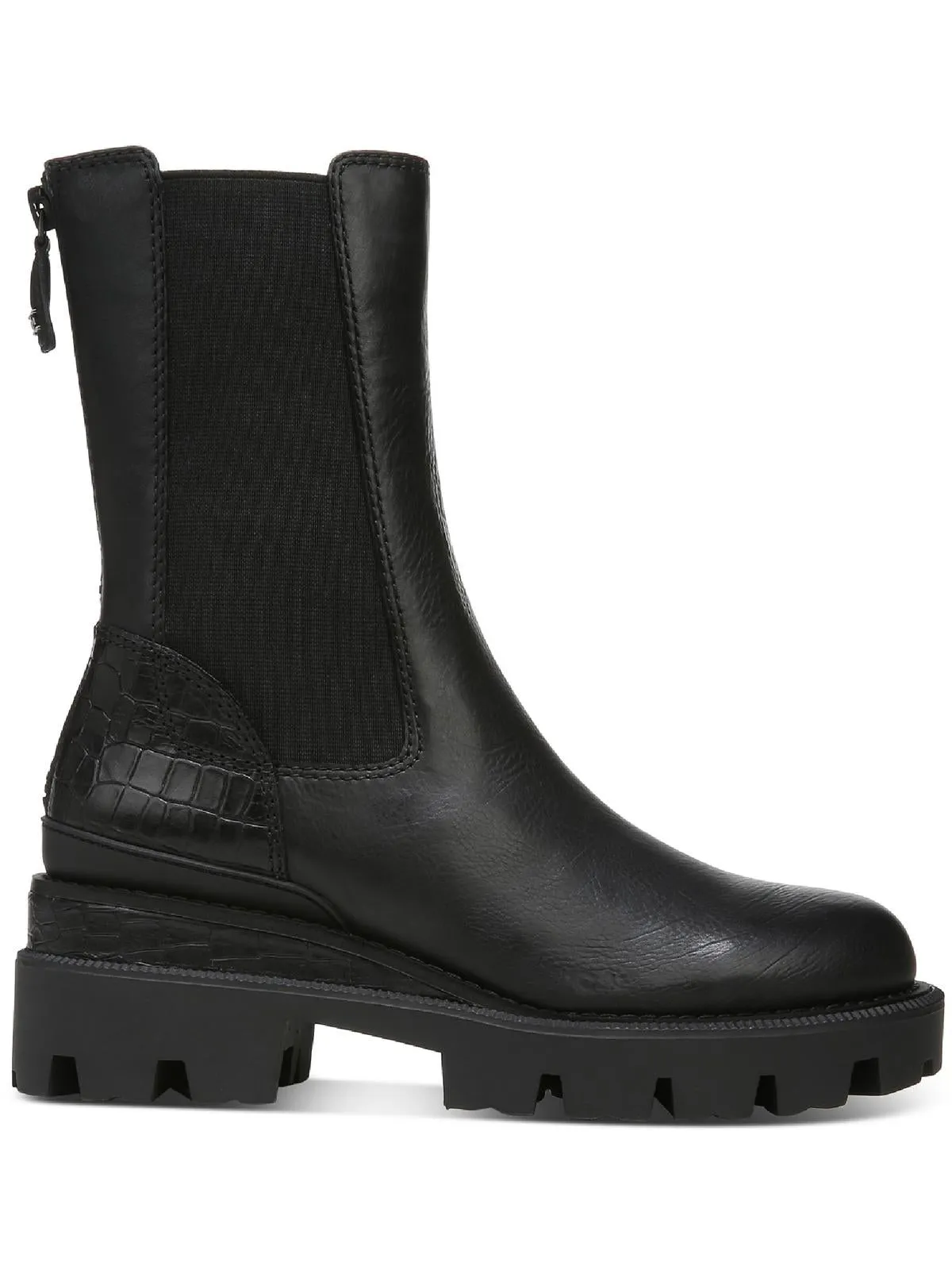 Genia Womens Leather Booties Ankle Boots