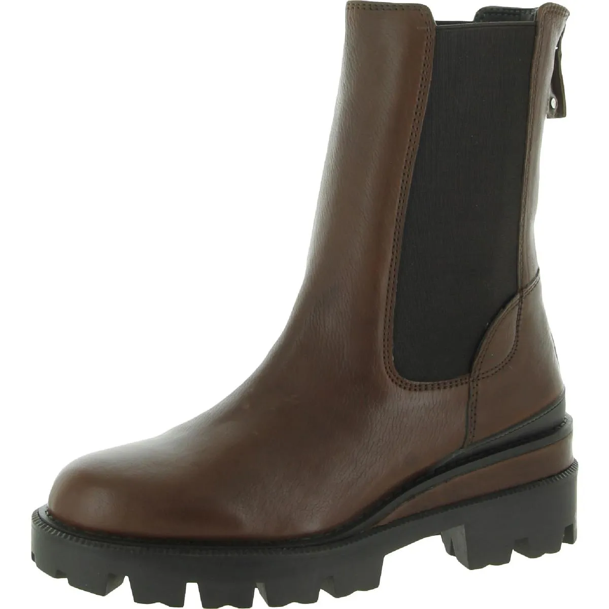 Genia Womens Leather Booties Ankle Boots