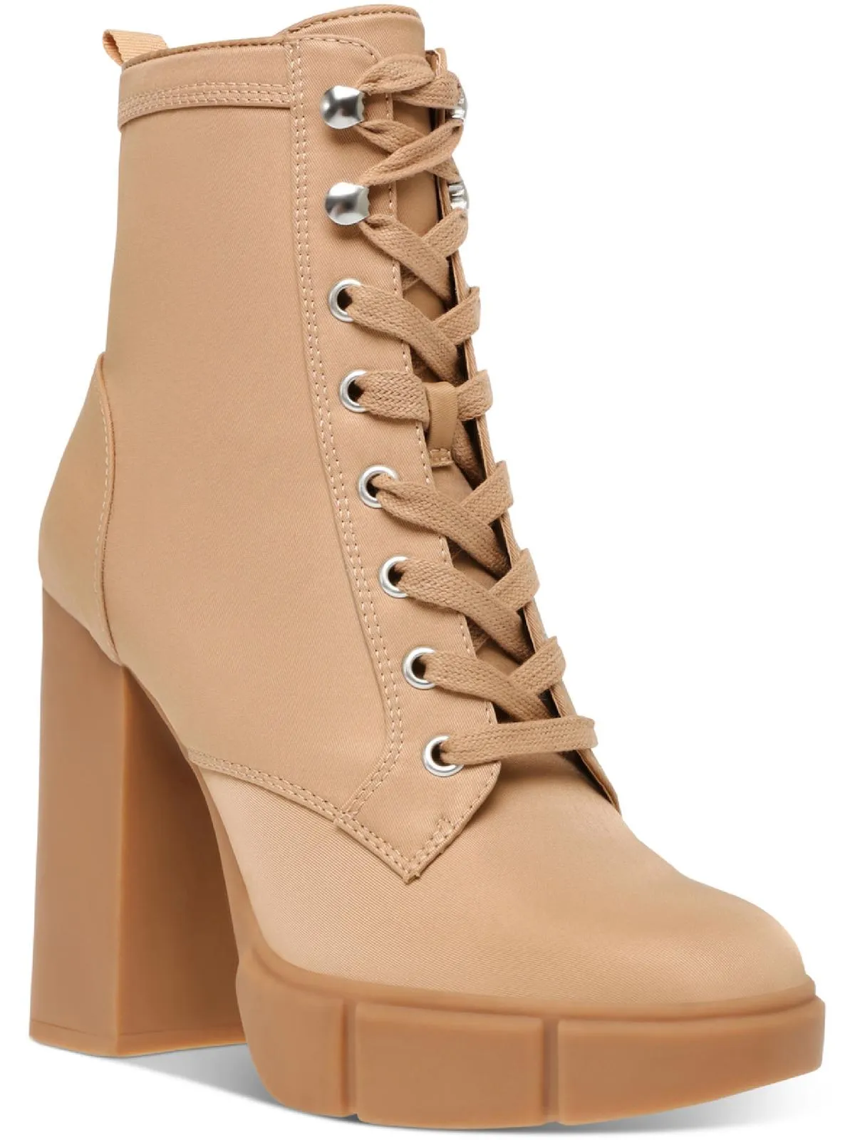 Hani Womens Ankle Booties Combat & Lace-up Boots