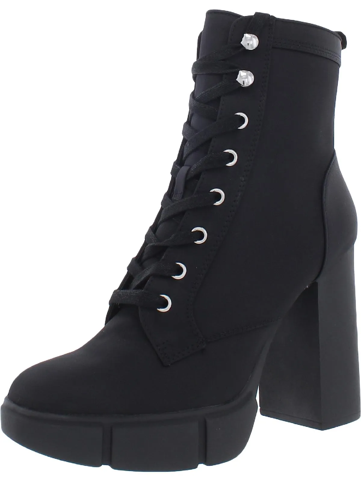 Hani Womens Ankle Booties Combat & Lace-up Boots
