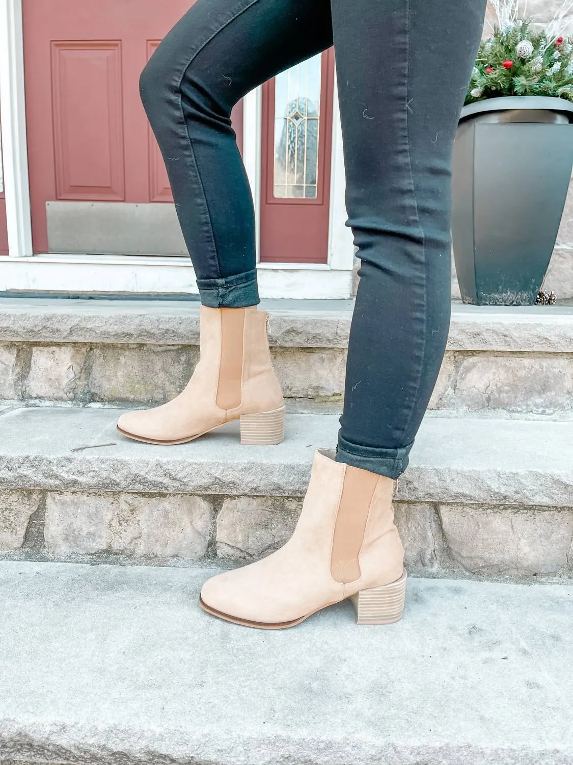 Hannah Boho Bootie In Toffee