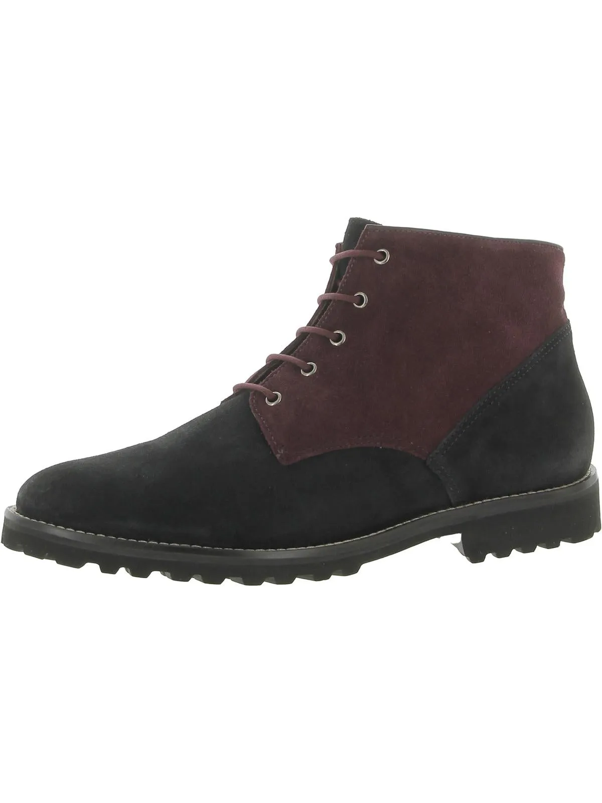 Highland Park Womens Suede Anke Chukka Boots
