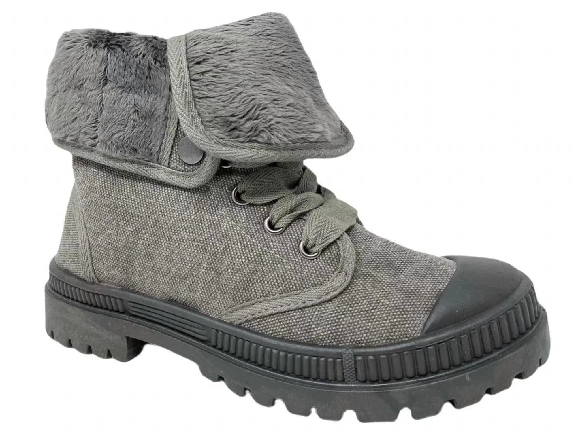 In Charge Snap Boot In Gray