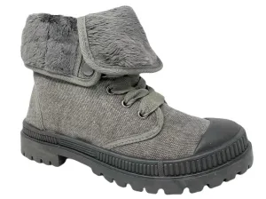 In Charge Snap Boot In Gray