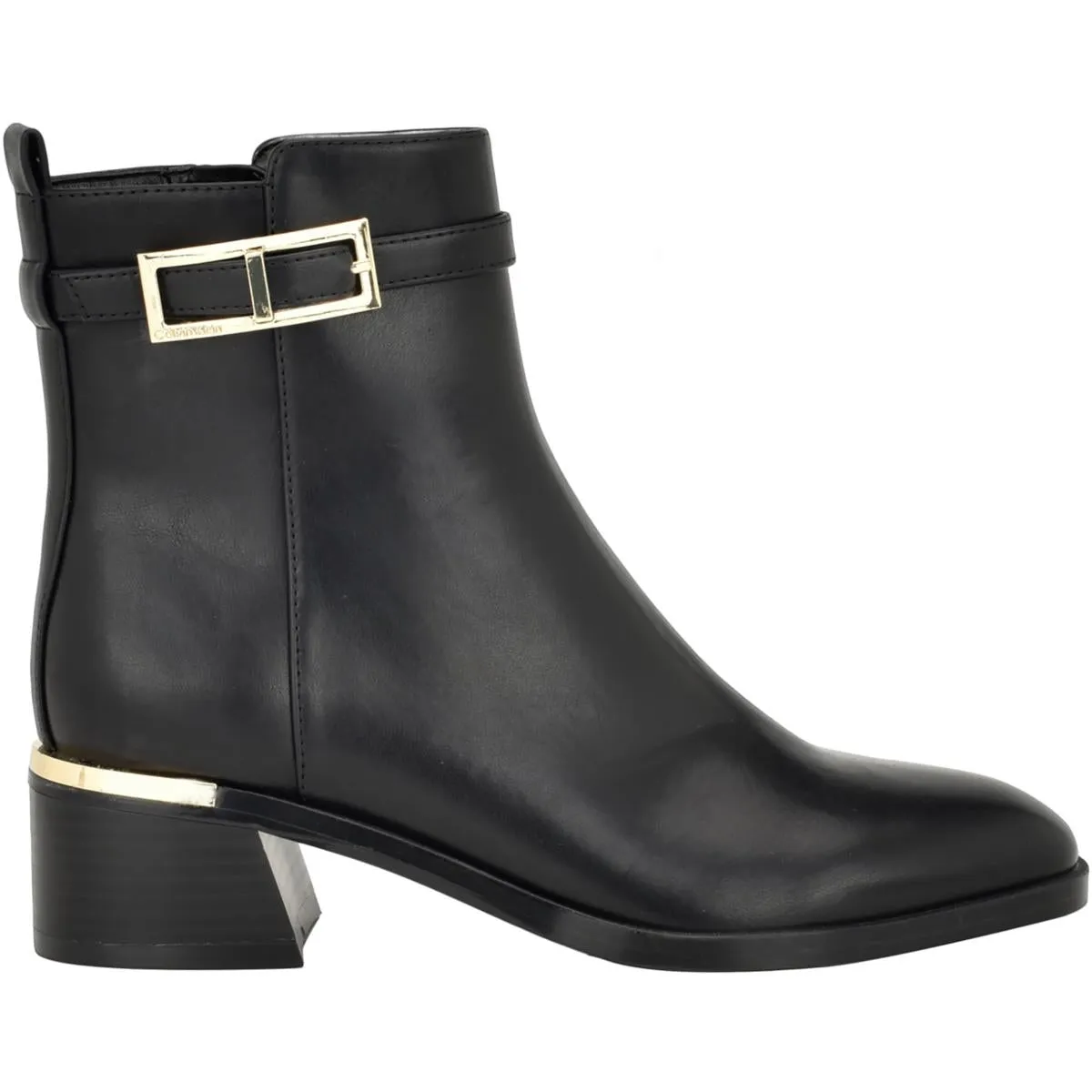 Jallis 2 Womens Faux Leather Harness Ankle Boots
