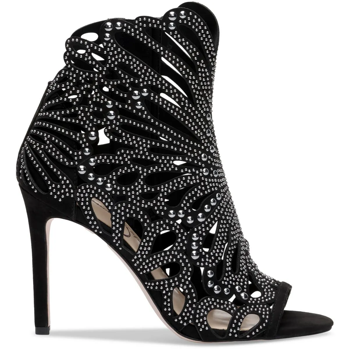 Jayley Womens Rhinestone Cut Out Booties