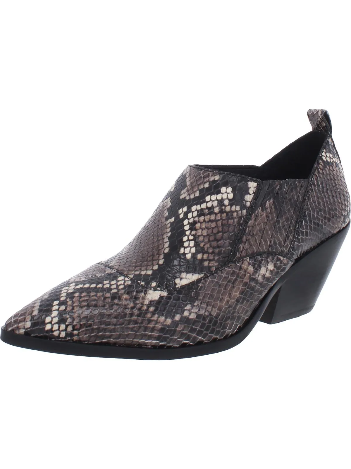 Jetera Womens Leather Pointed Toe Shooties