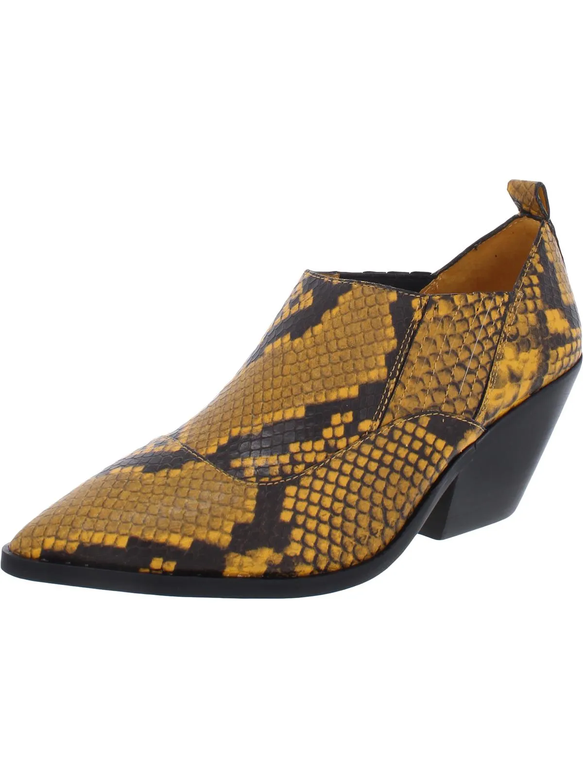 Jetera Womens Leather Pointed Toe Shooties