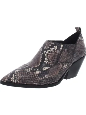 Jetera Womens Leather Pointed Toe Shooties