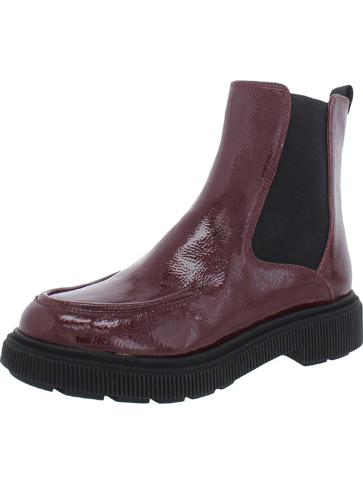 Jimmie Womens Lugged Sole Chelsea Booties
