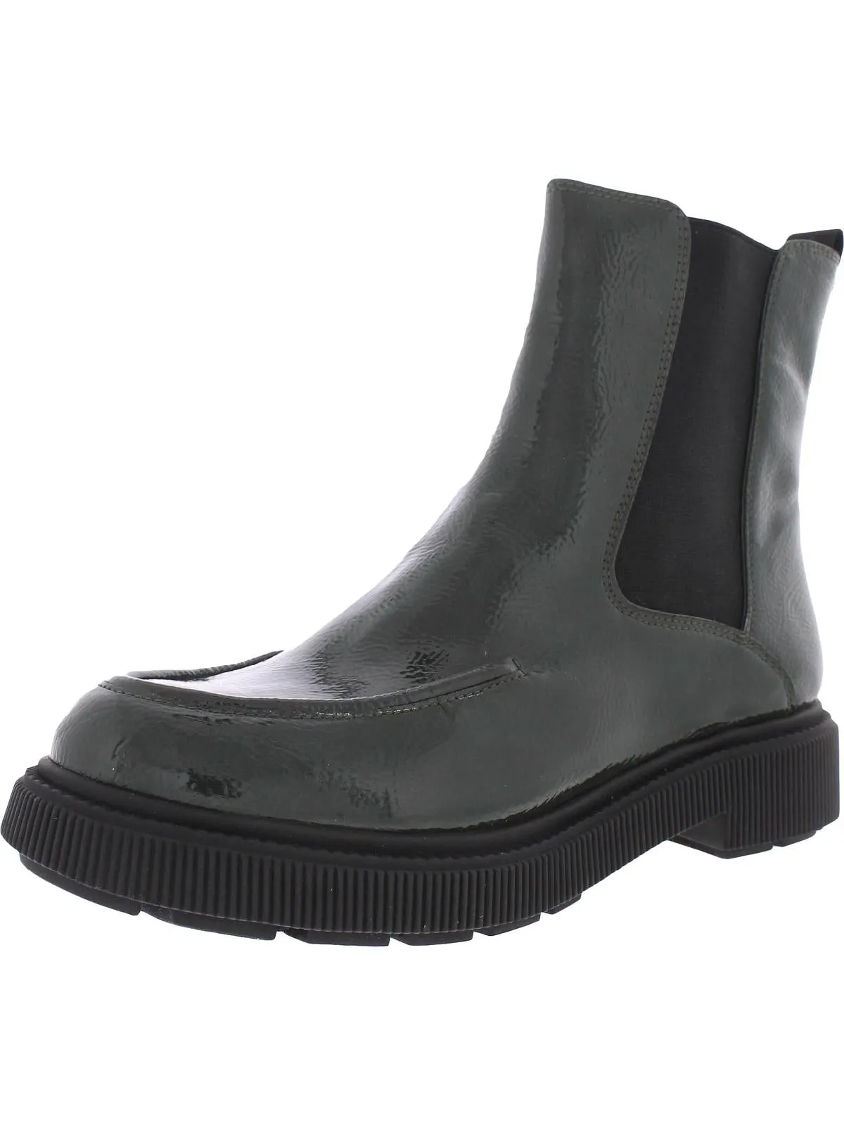Jimmie Womens Lugged Sole Chelsea Booties