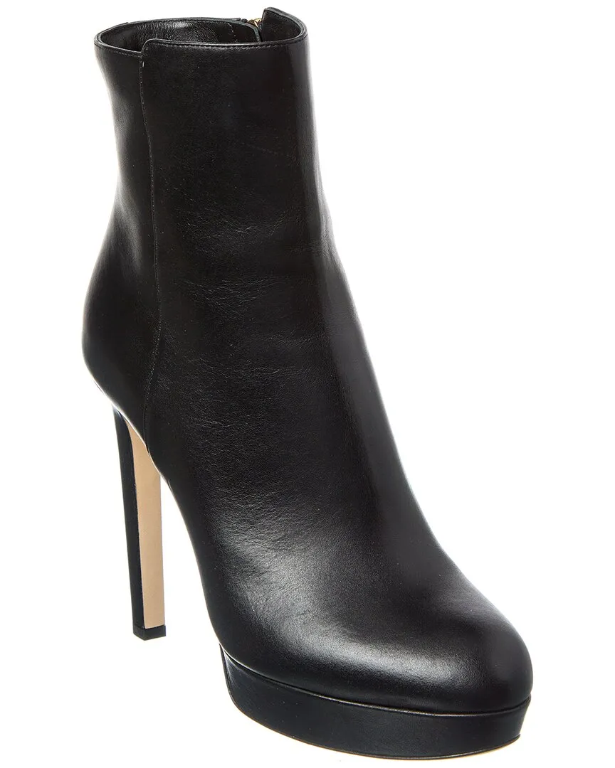 Jimmy Choo Maggie 115 Leather Bootie