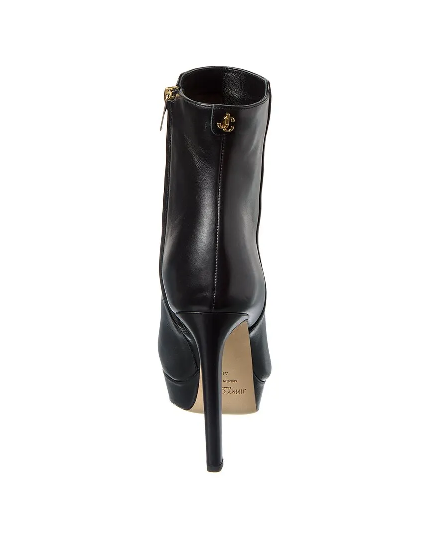 Jimmy Choo Maggie 115 Leather Bootie