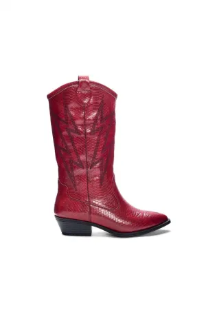 Josea Western Boot In Red