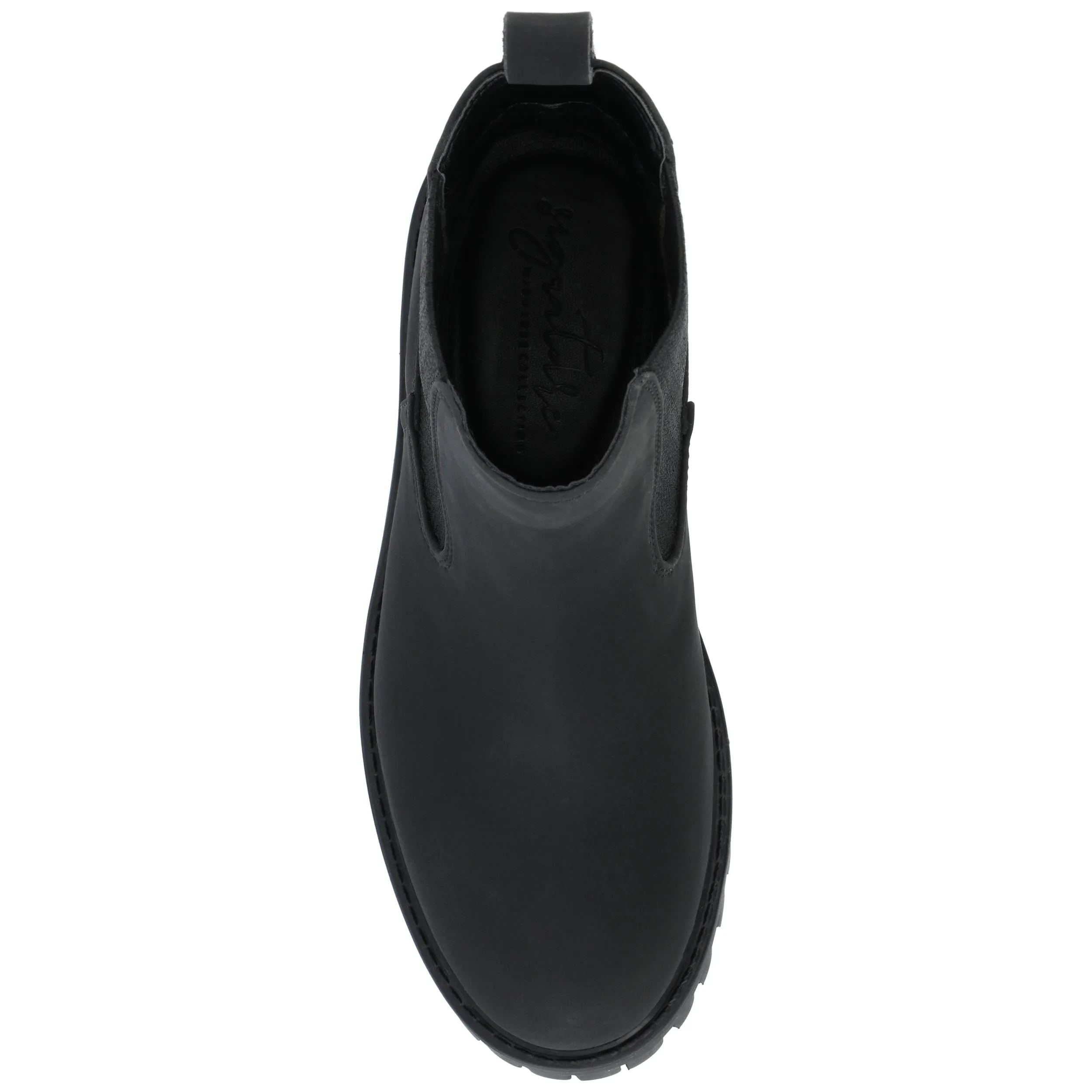 Journee Collection Medium and Wide Width Womens Alara Chelsea Pull On Bootie