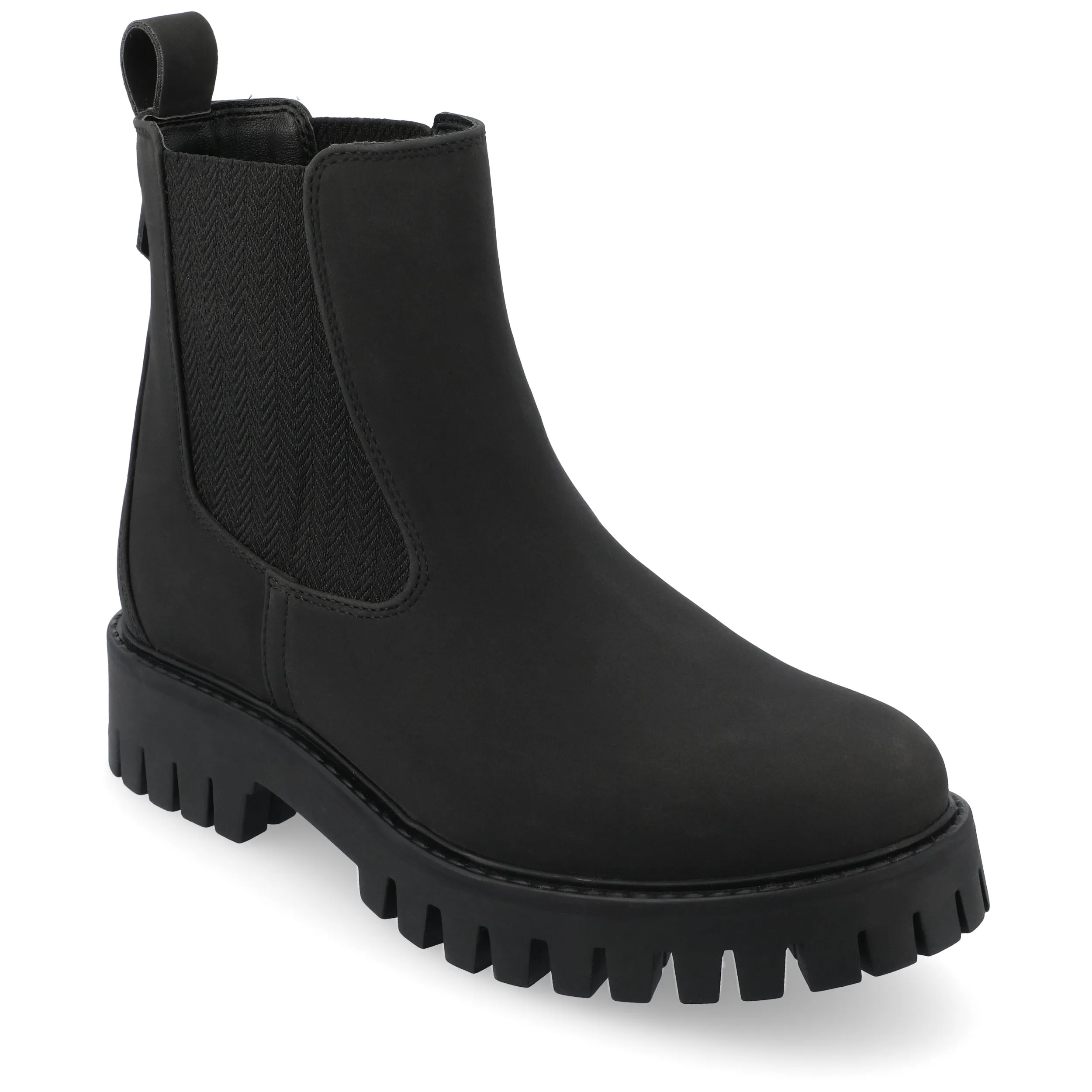 Journee Collection Medium and Wide Width Womens Alara Chelsea Pull On Bootie