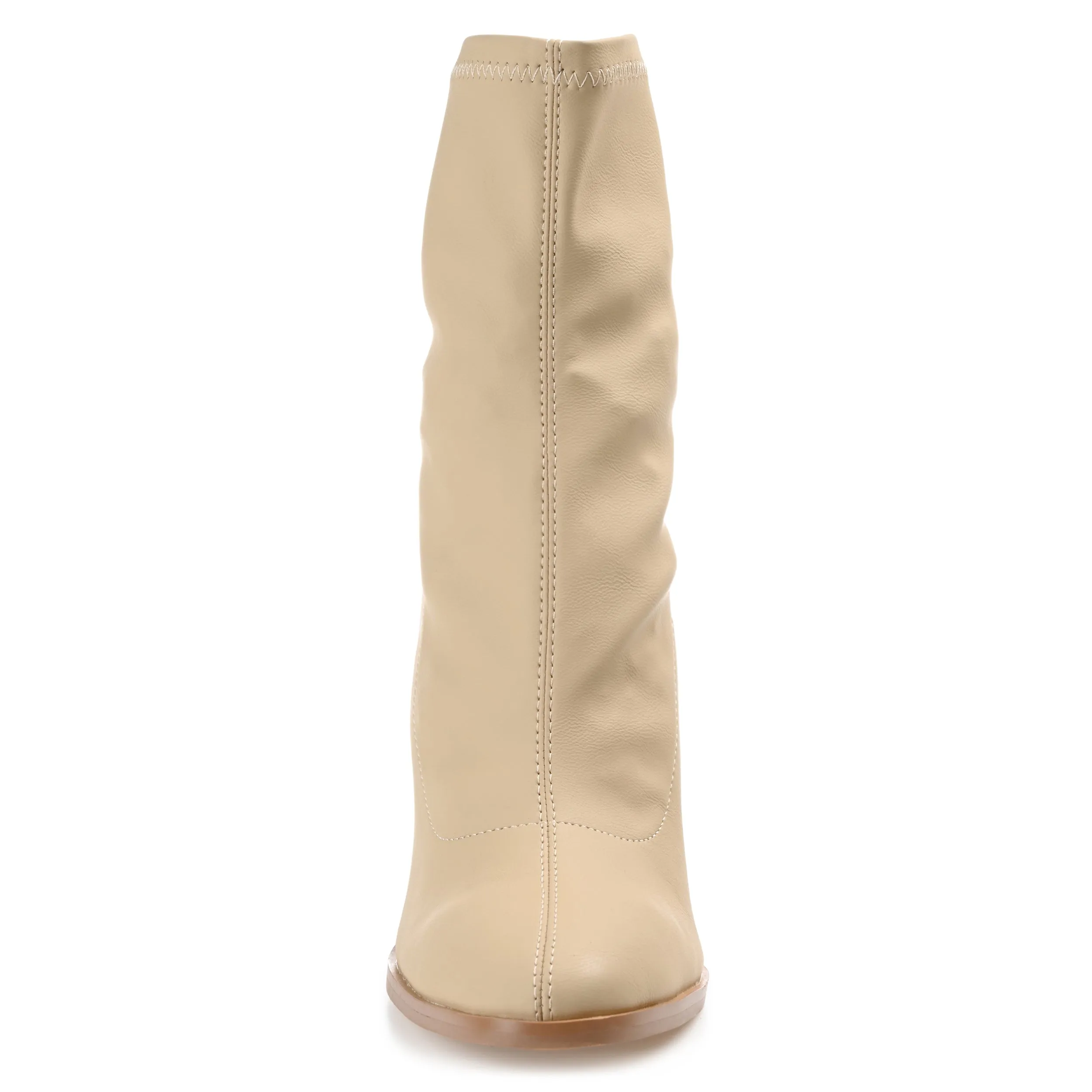 Journee Collection Womens Gizzel Almond Toe Stiletto High Ankle Booties