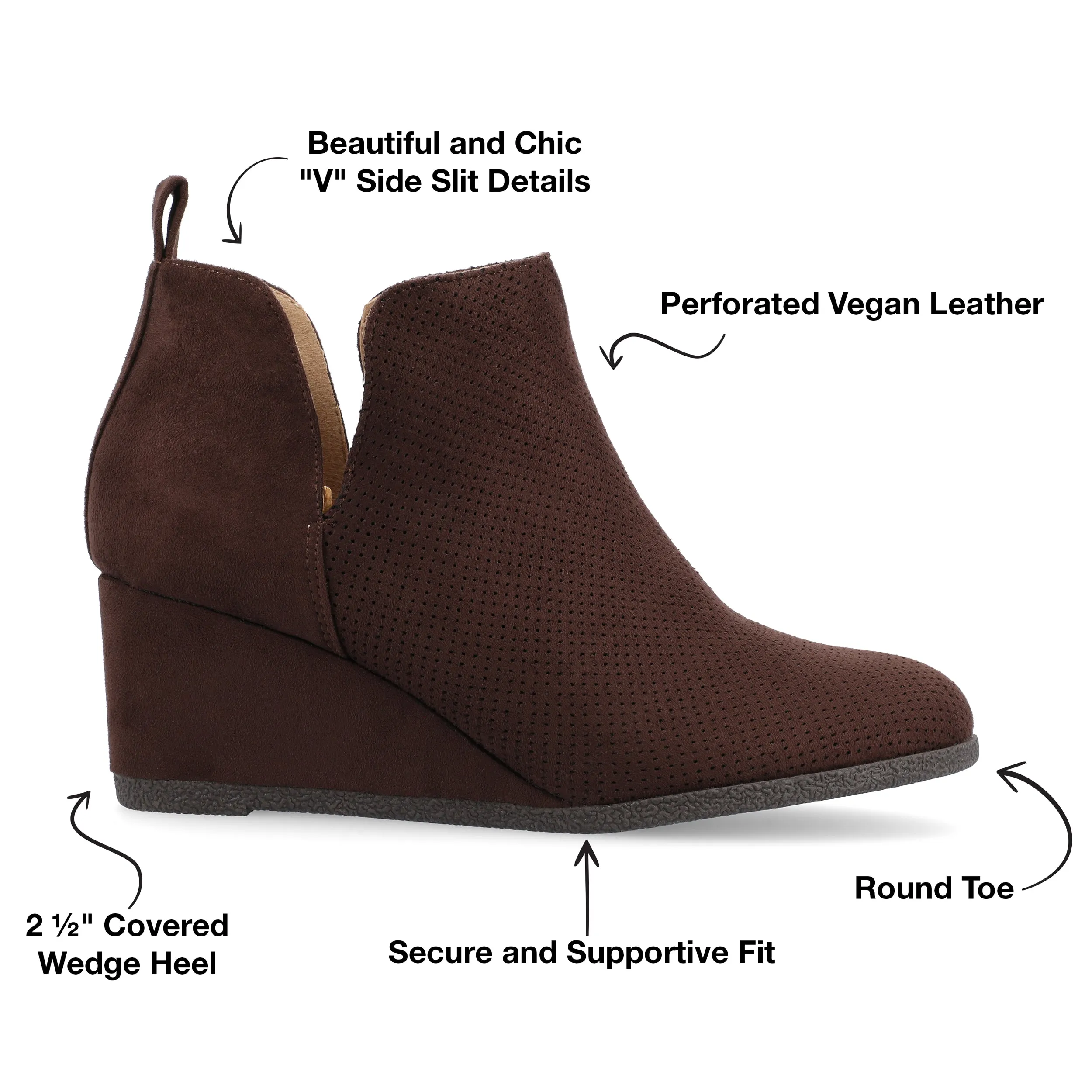 Journee Collection Women's Mylee Wide Width Bootie