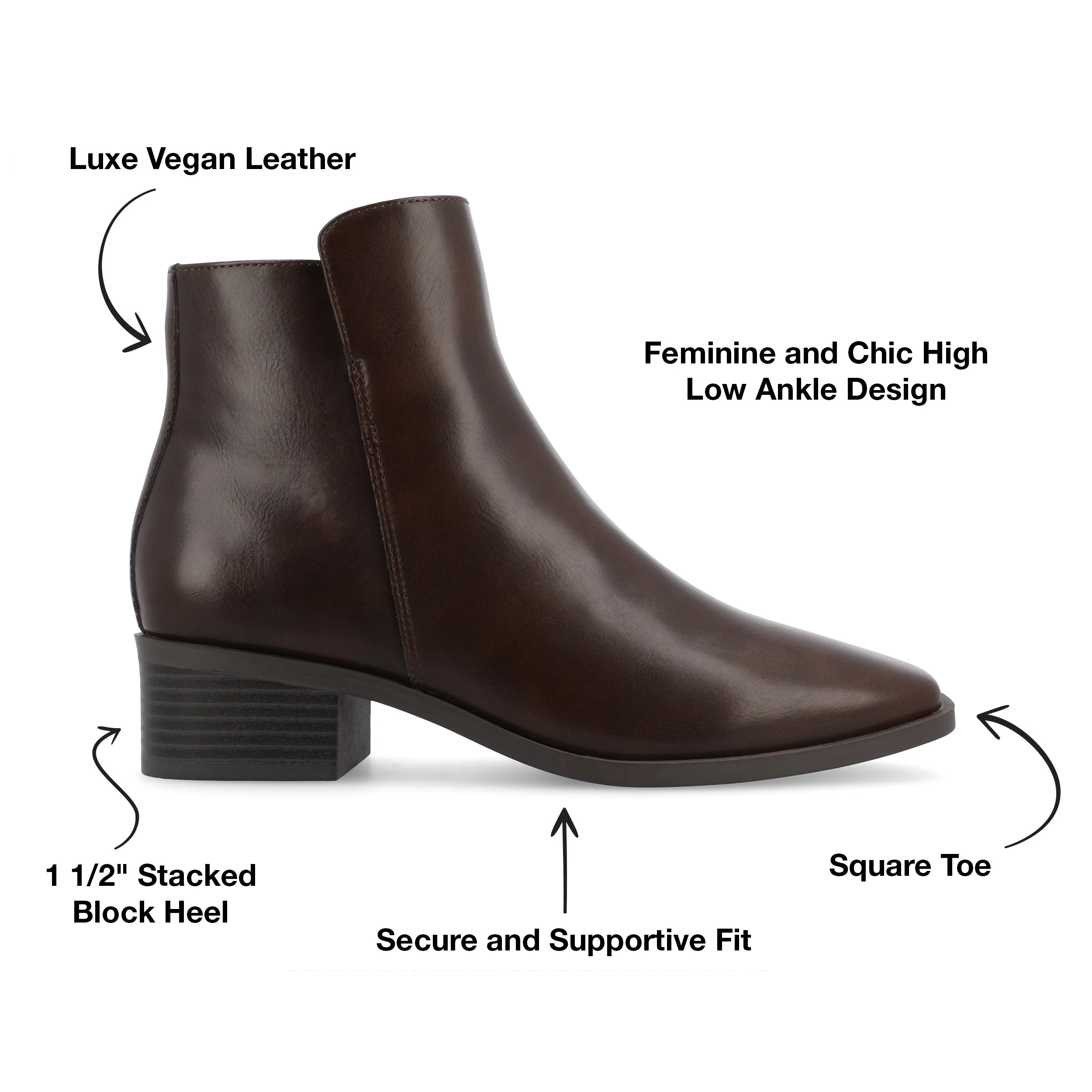 Journee Collection Women's Tru Comfort Foam Cappri Booties