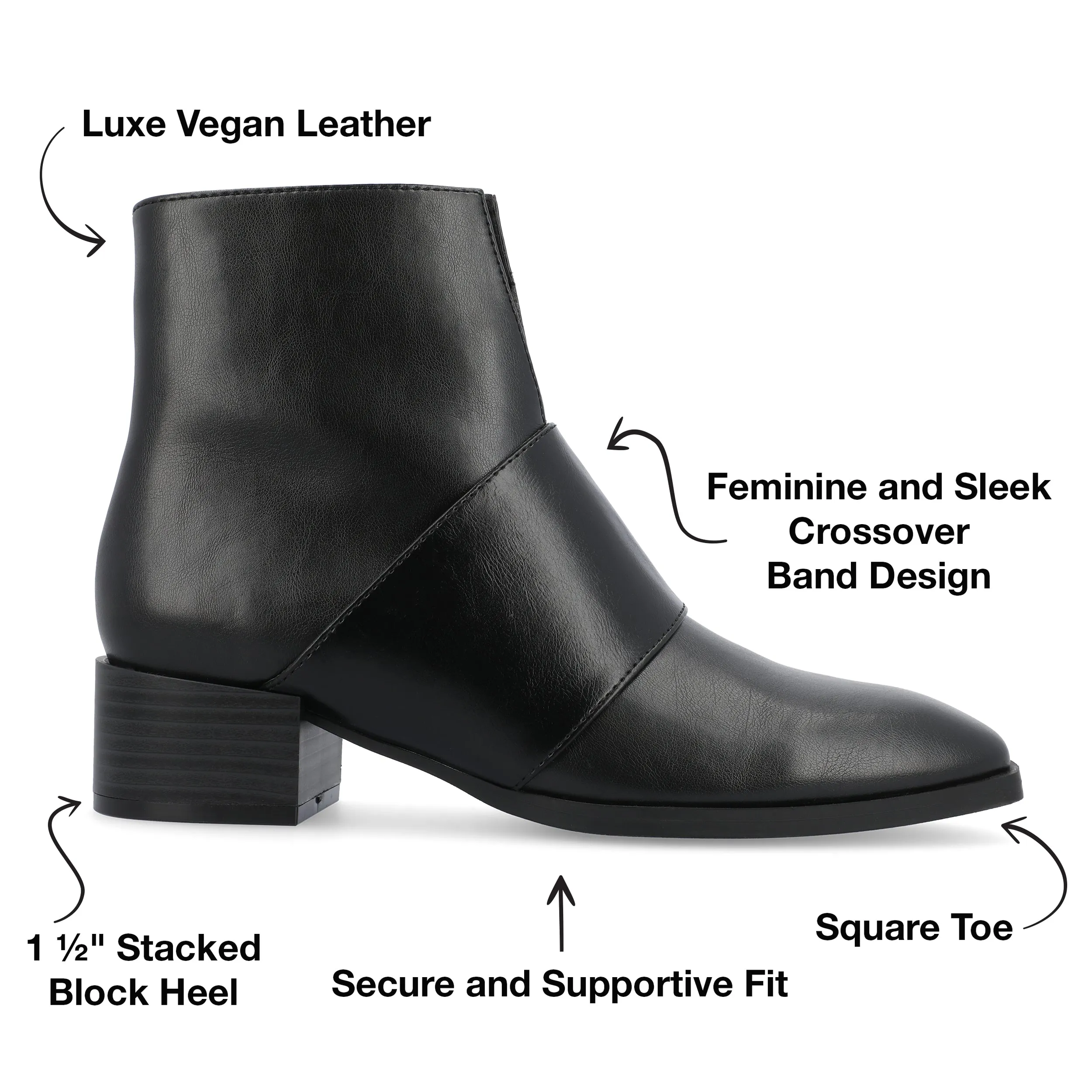 Journee Collection Women's Tru Comfort Foam Kyler Booties