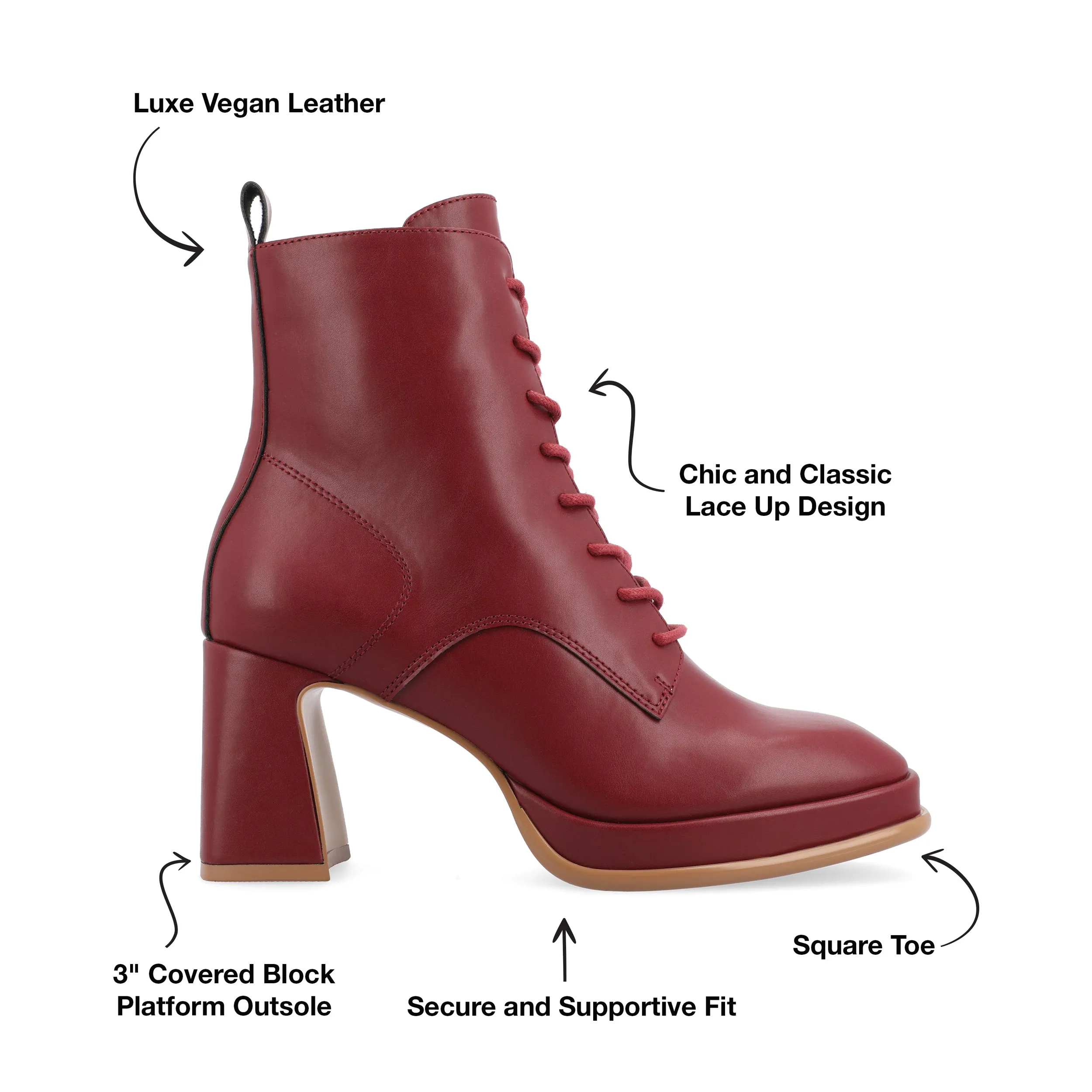 Journee Collection Women's Tru Comfort Foam Wide Width Kalindi Booties