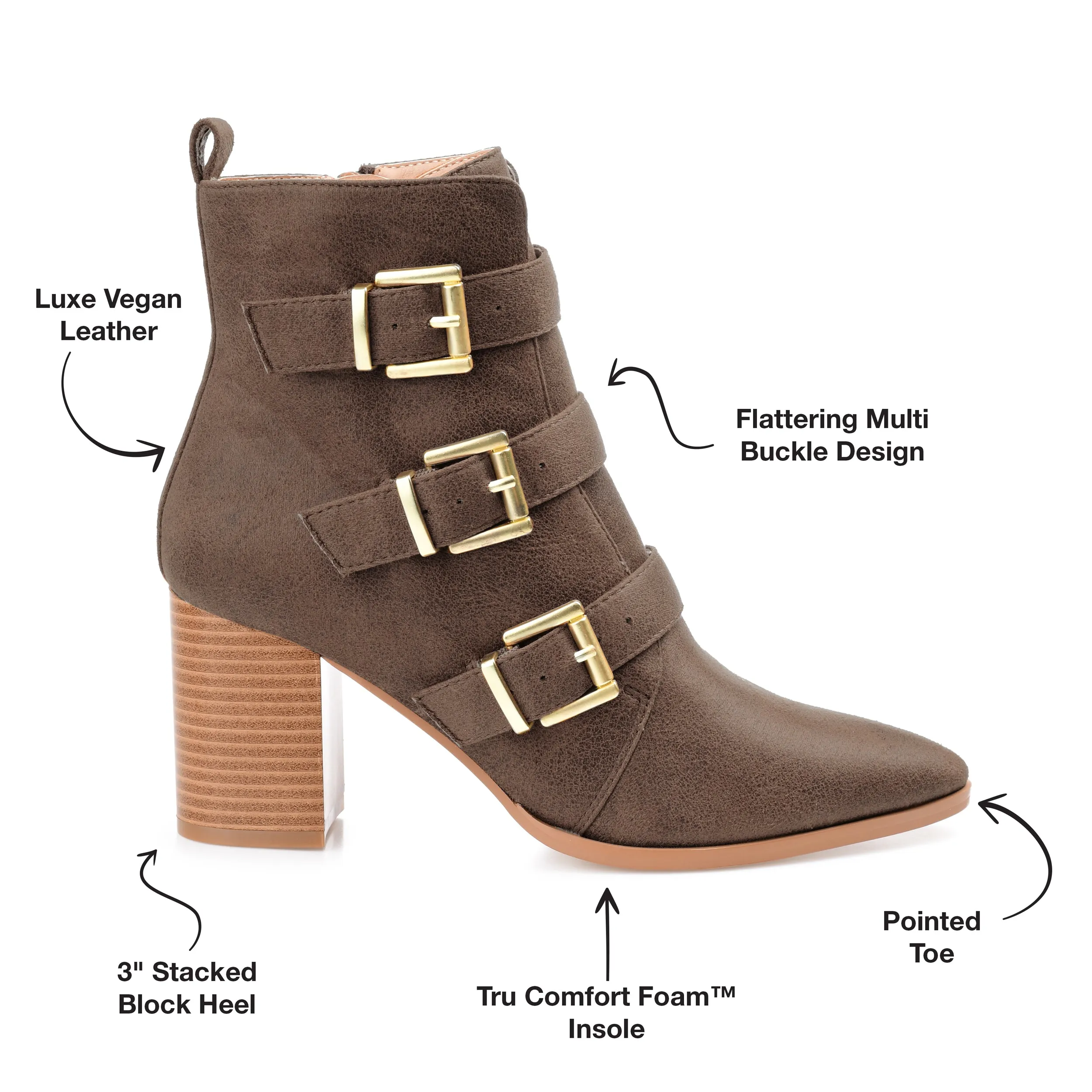 Journee Collection Women's Tru Comfort Foam Winsley Bootie