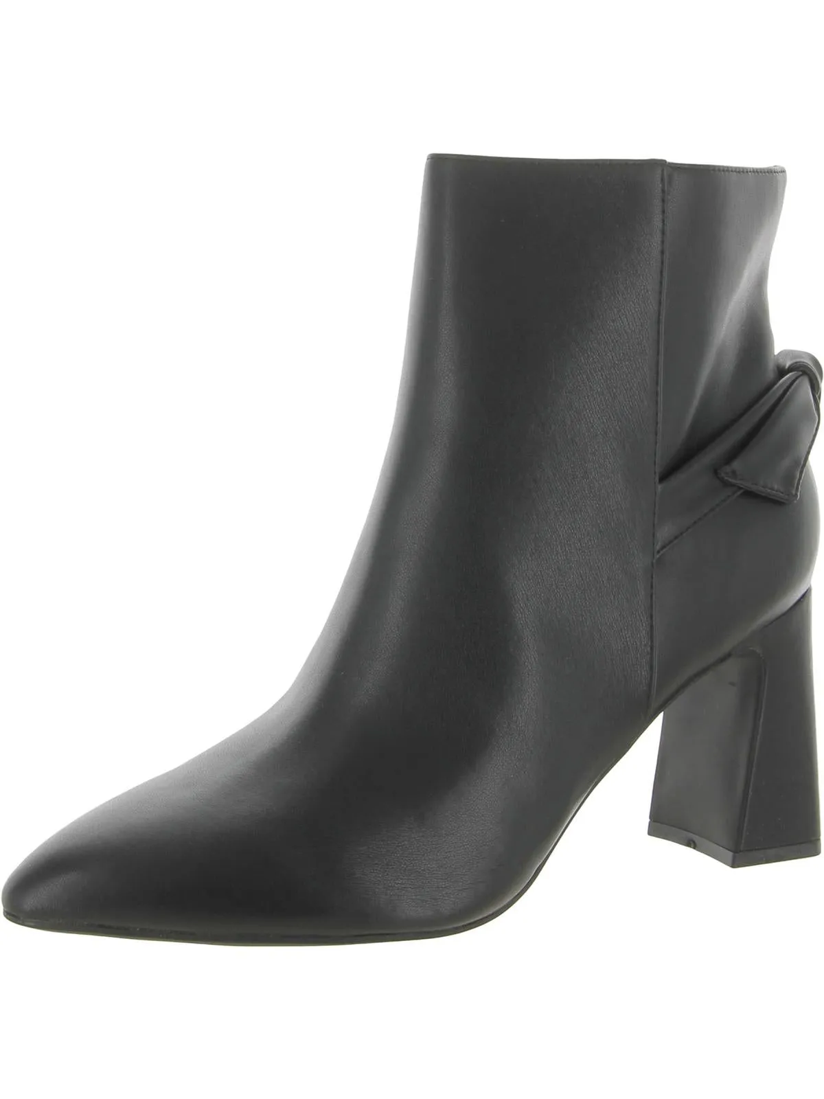 Kendra  Womens Faux Leather Pointed Toe Booties