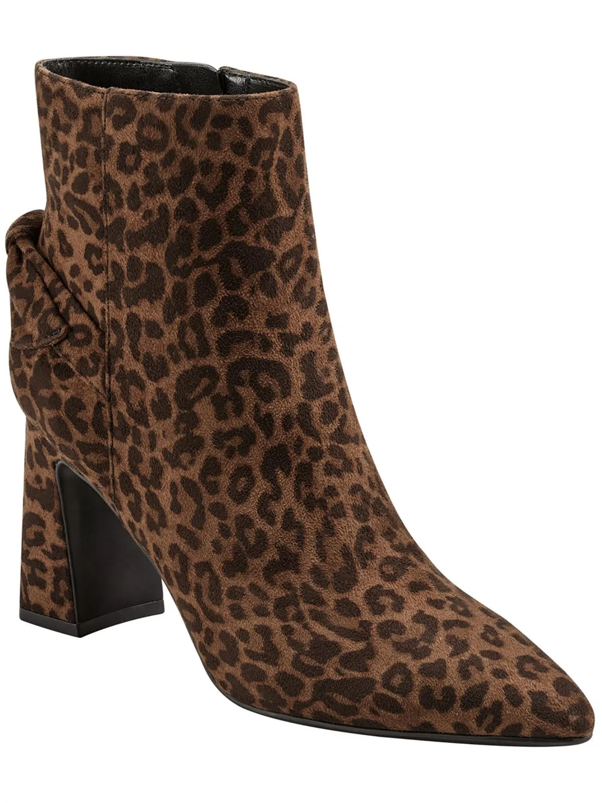 Kendra  Womens Faux Leather Pointed Toe Booties