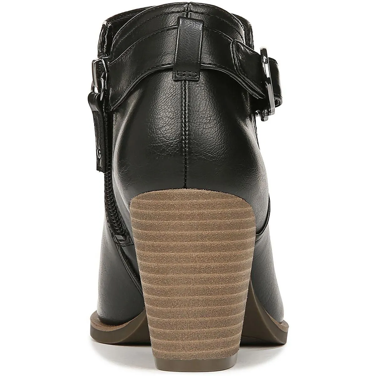 Kickstart Womens Faux Leather Comfort Booties