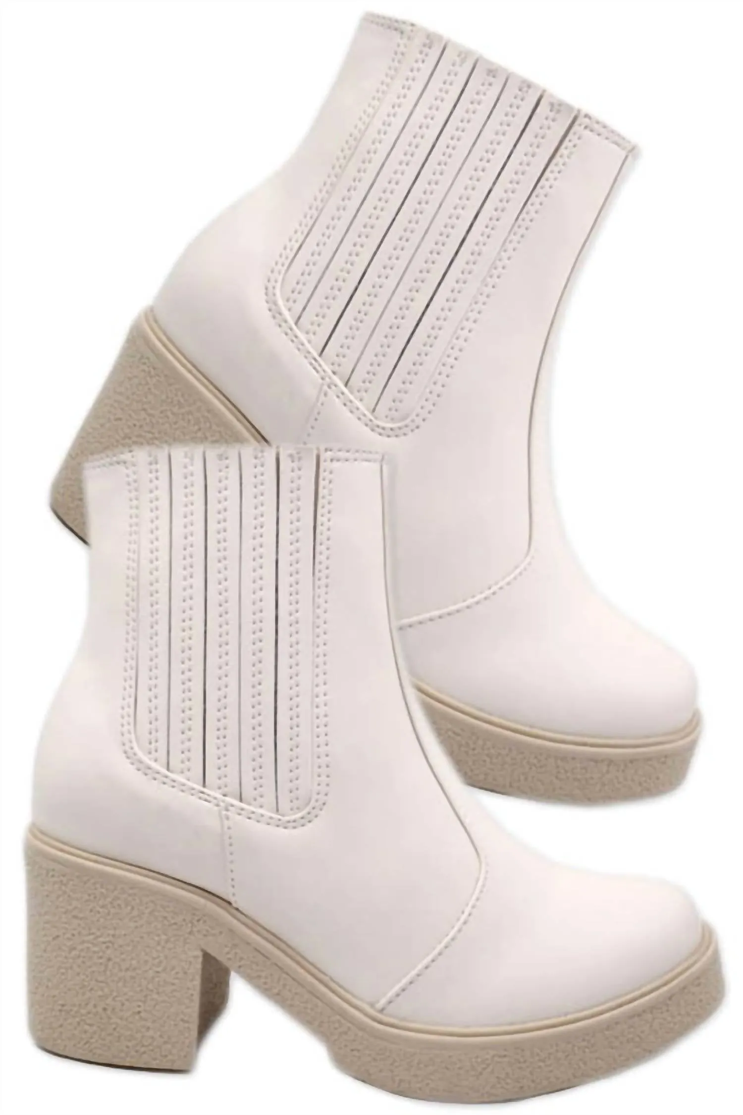 Kiki 3 Boots In Beige