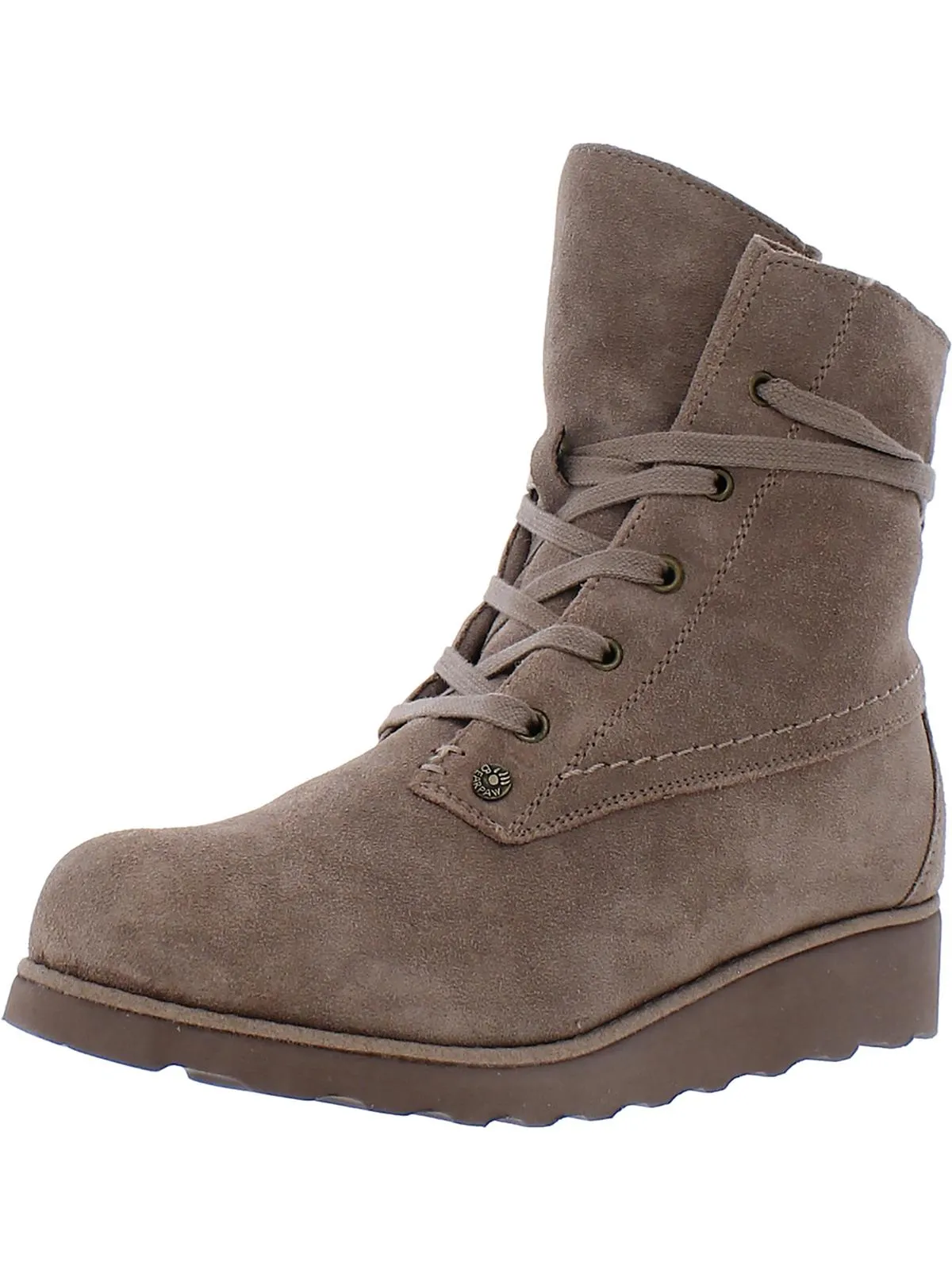 Krista Womens Padded Insole Wedge Ankle Boots