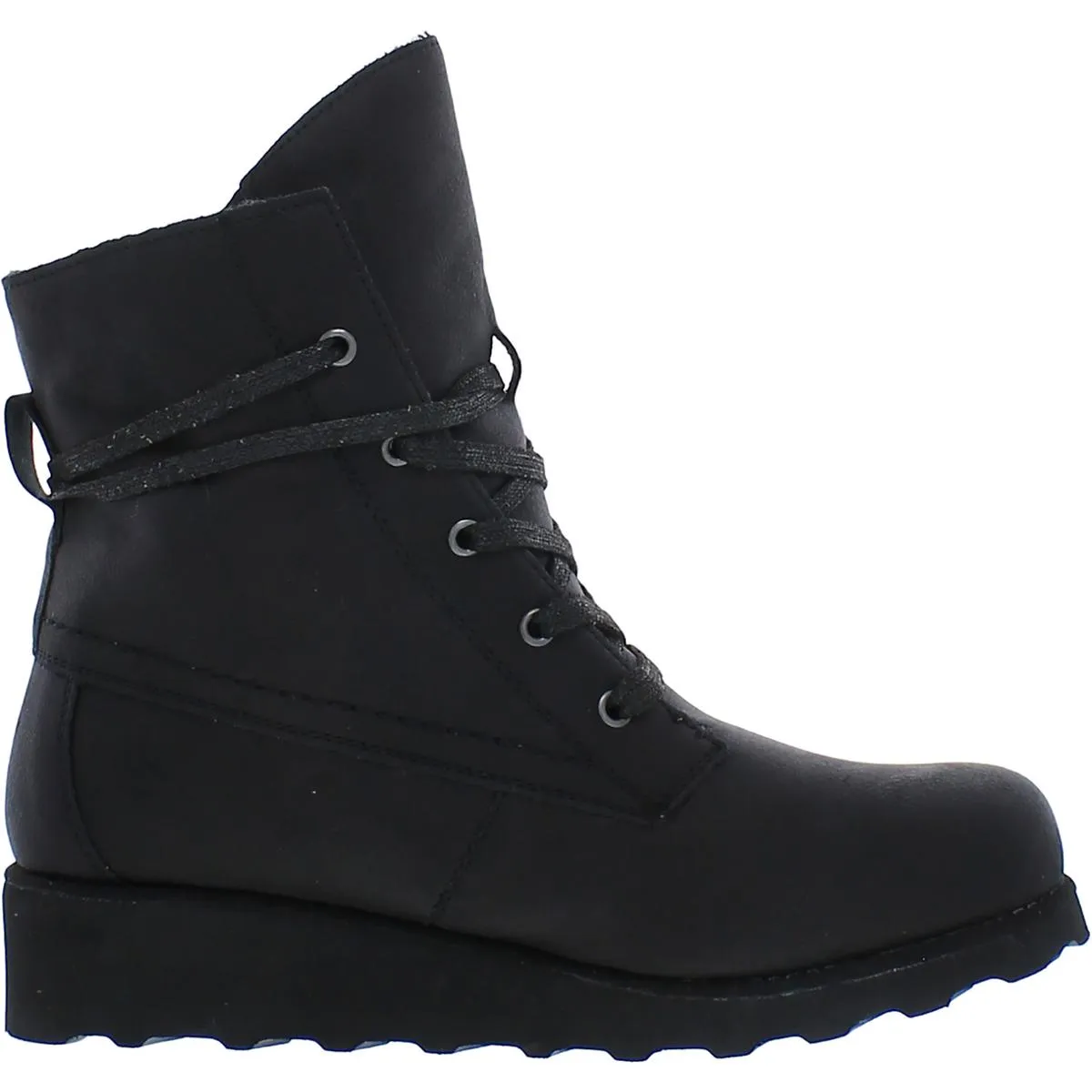 Krista Womens Padded Insole Wedge Ankle Boots