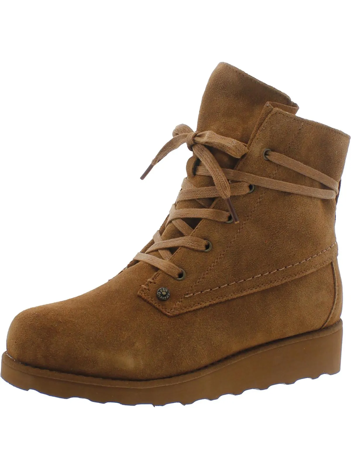 Krista Womens Padded Insole Wedge Ankle Boots