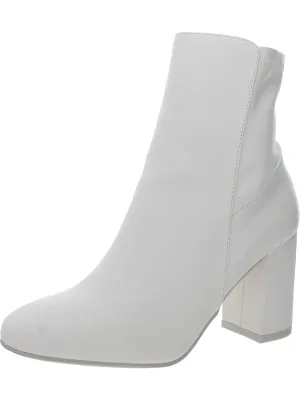 Kymi Womens Faux Leather Booties