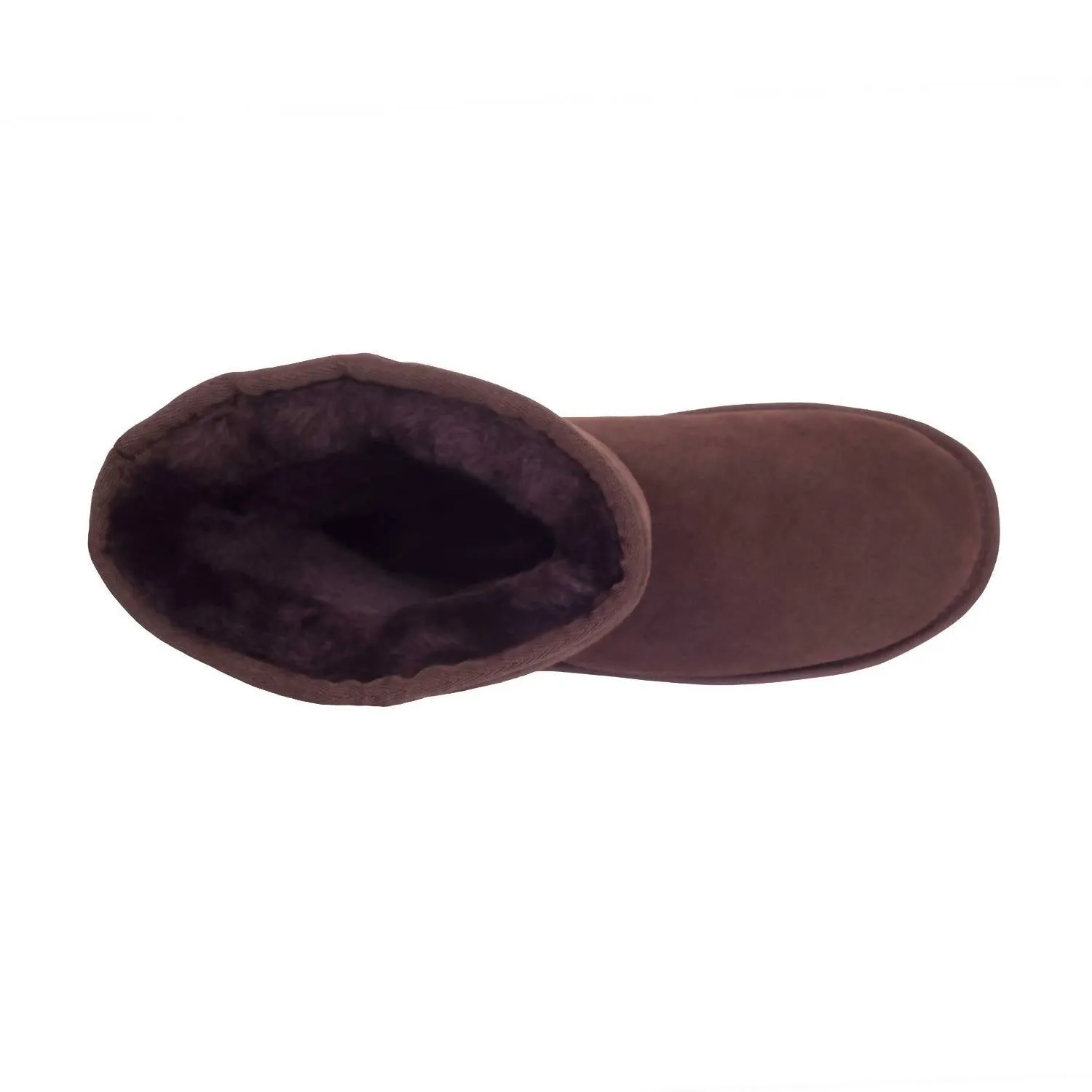 Ladies - 9" Sheepskin Boots In Chocolate
