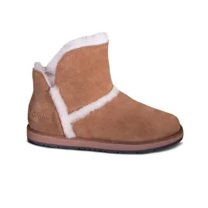 Ladies Mia Sheepskin Boot In Chestnut