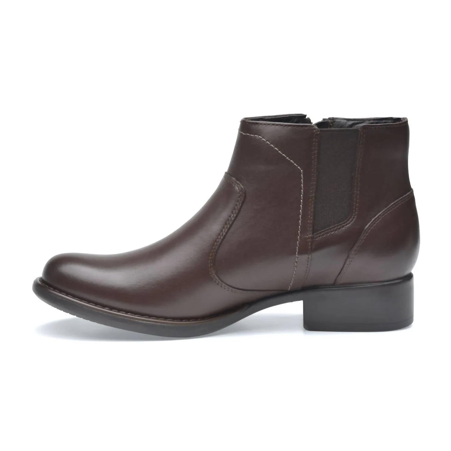 Lambskin Faby Boots In Espresso Brown