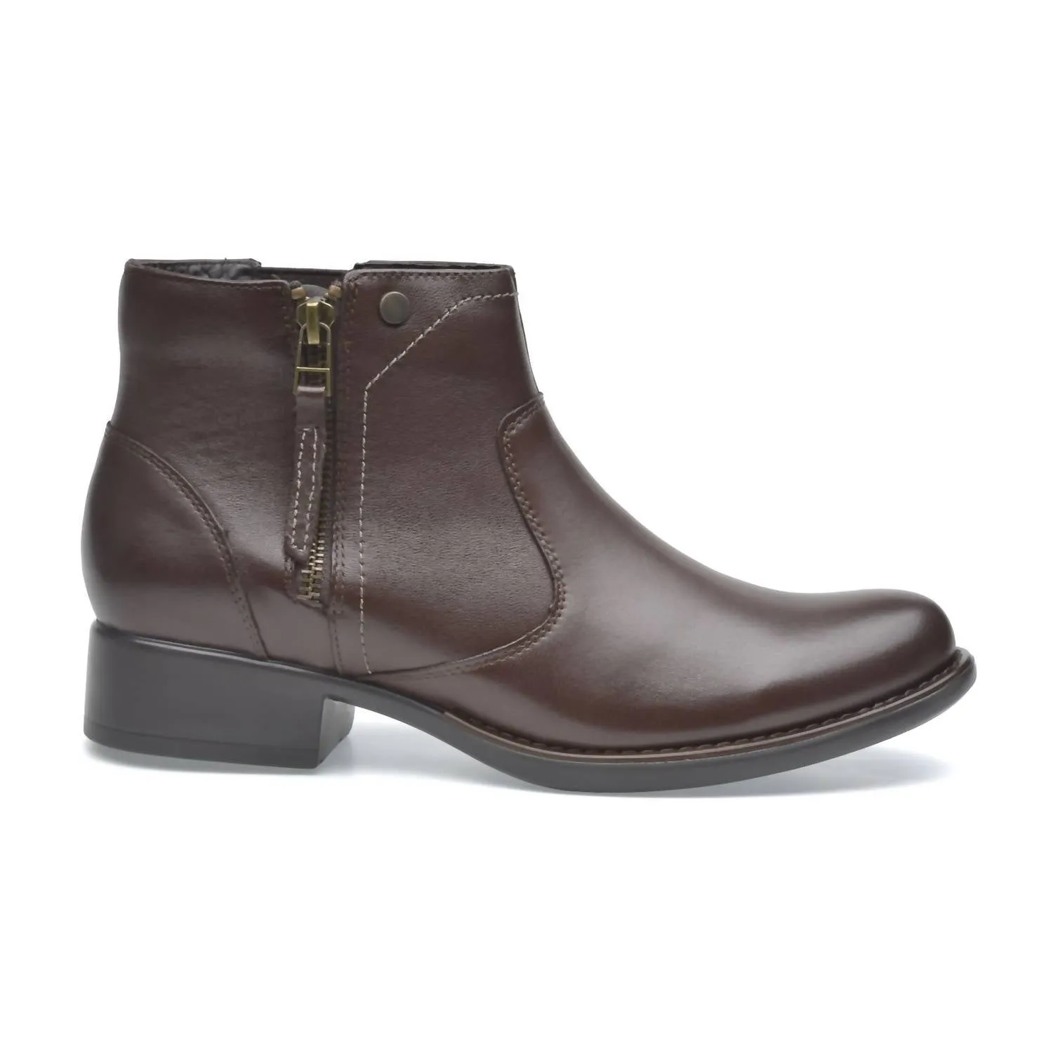 Lambskin Faby Boots In Espresso Brown