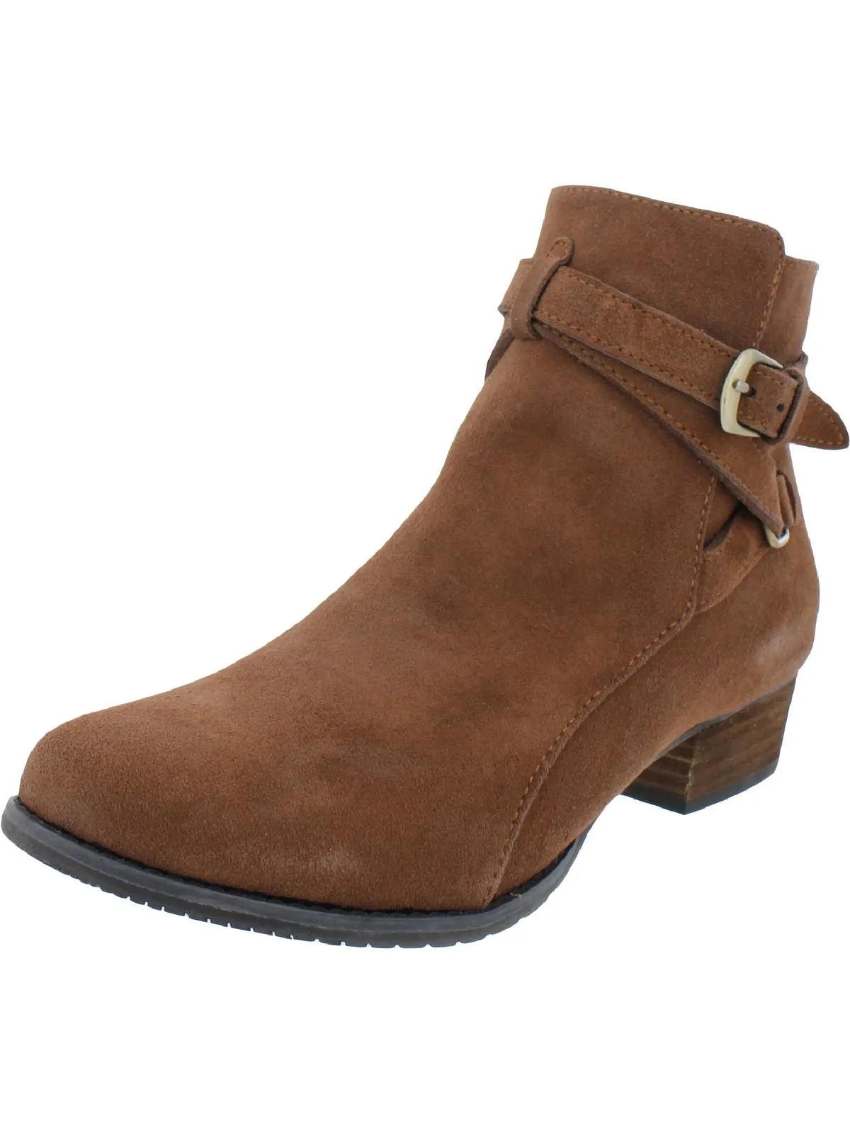 Laura Womens Zipper Round Toe Ankle Boots